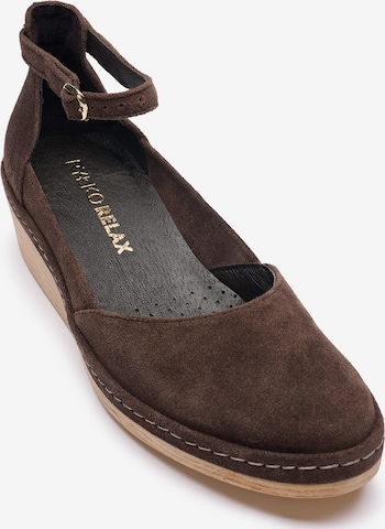 RYŁKO - Zapatos con plataforma en marrón: frente