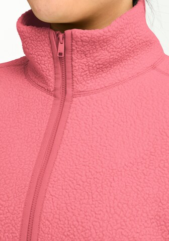 JACK WOLFSKIN Funktionsfleecejacke 'Lite Curl' in Pink