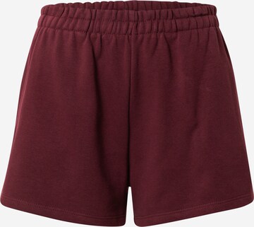 WEEKDAY Shorts in Rot: predná strana