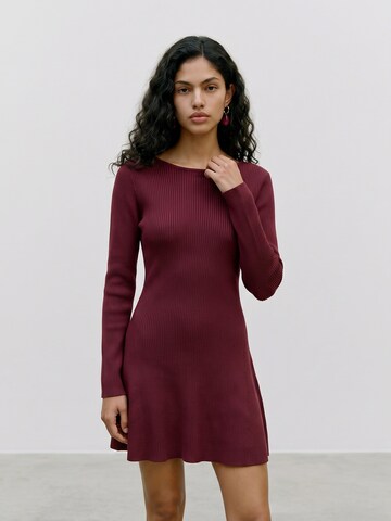 VERO MODA Трикотажное платье 'VMGOLD LUX' в Красный: спереди