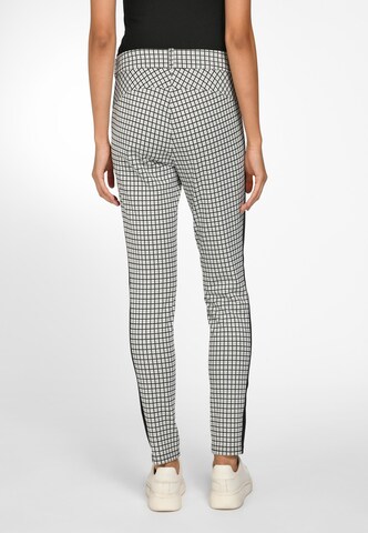 Coupe slim Pantalon Basler en mélange de couleurs