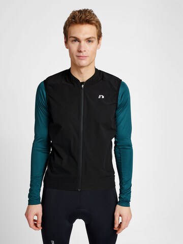 Gilet de sport Newline en noir : devant