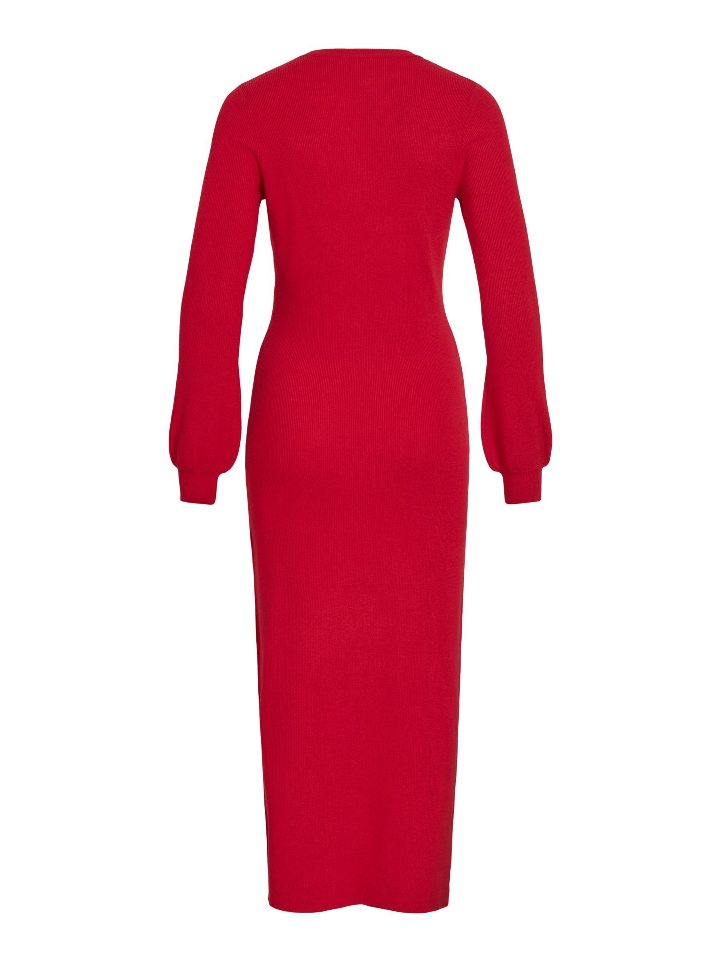 VILA - Vestido de punto 'VIKalia' en rojo