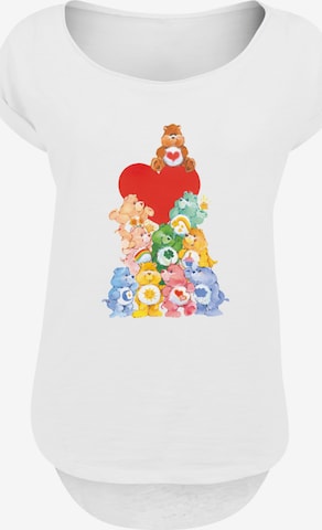 F4NT4STIC Shirt 'Care Bears The Original 10' in White: front