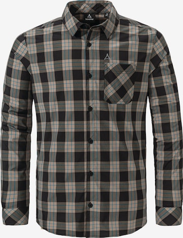 Schöffel Functioneel overhemd 'Sobra' in Grijs: voorkant