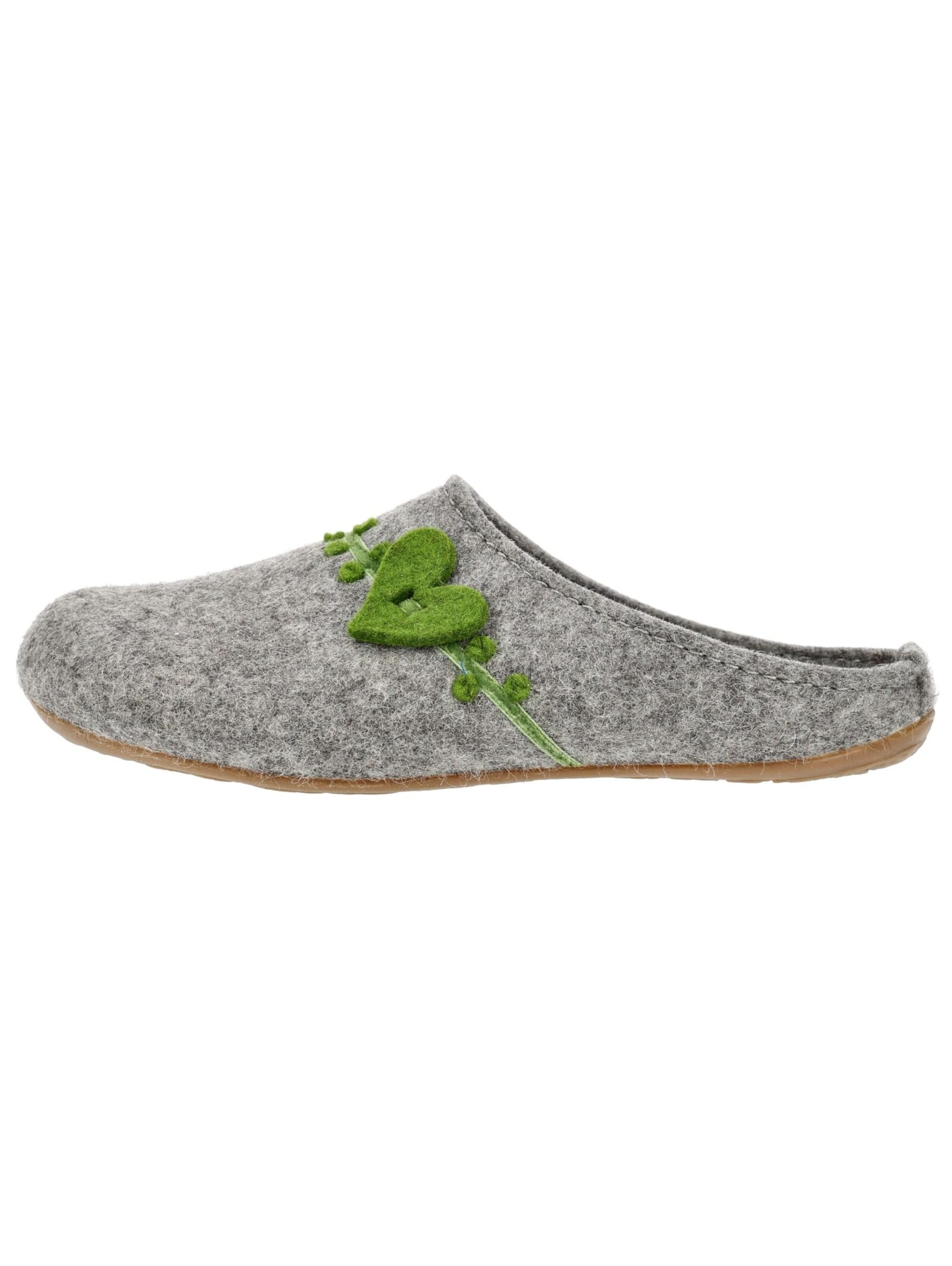 Pantoufle HAFLINGER en gris