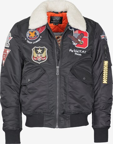 TOP GUN Between-Season Jacket in Black: front