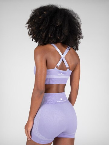 Bustier Soutien-gorge de sport 'Selah' Gorilla Wear en violet