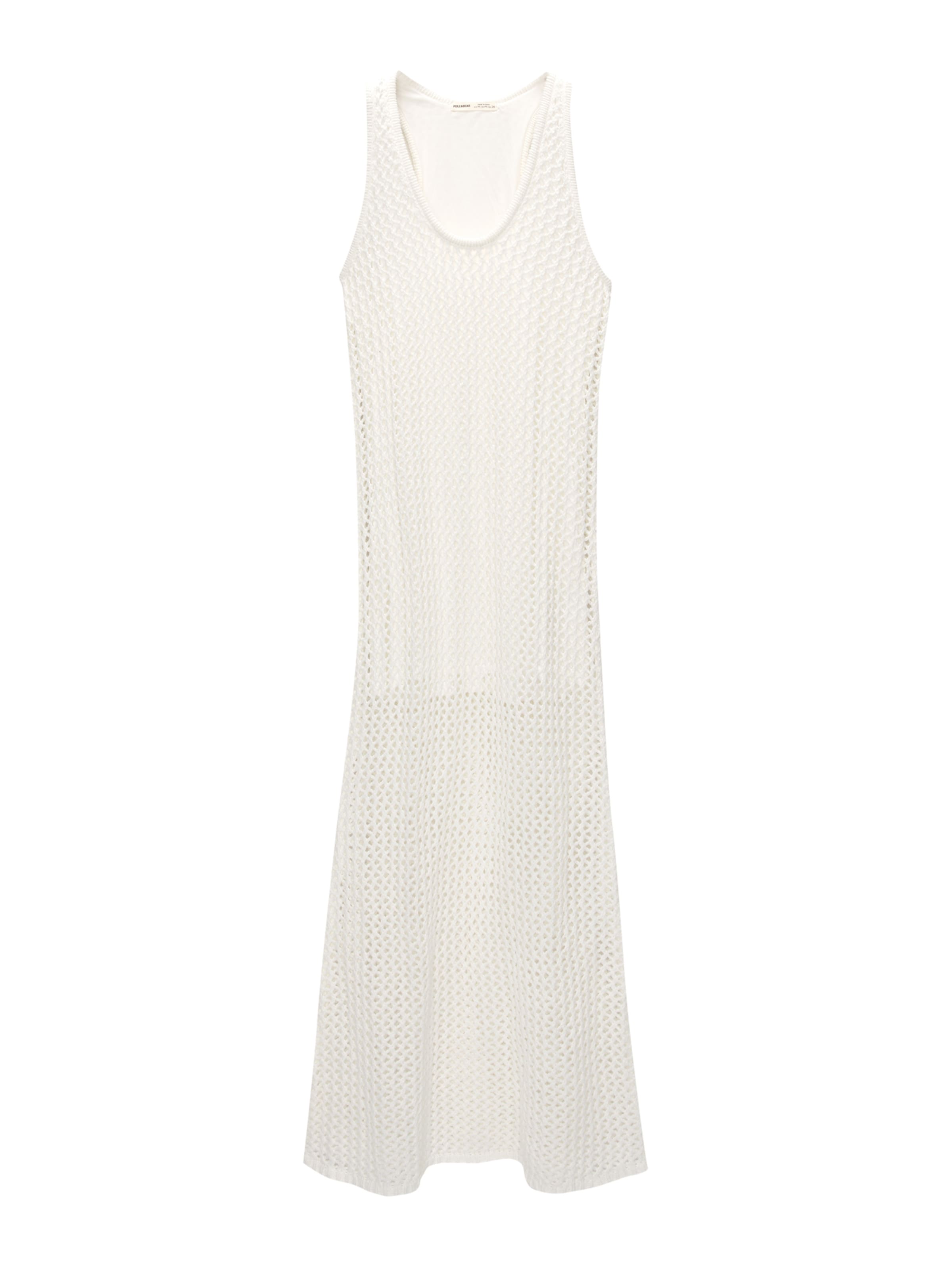 Pull&Bear Kleid in Weiß: Vorderseite