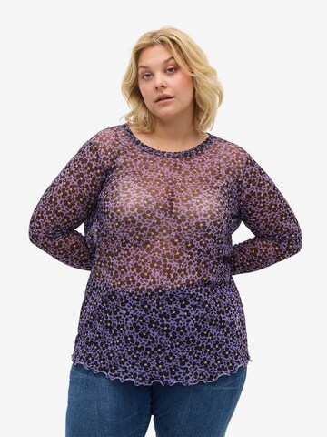 Zizzi Blouse 'Rayne' in Purple: front