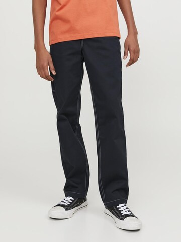 Jack & Jones Junior - Regular Calças 'Karl Carpenter' em preto: frente