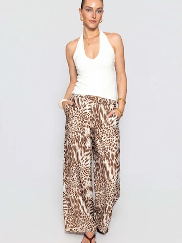 SASSYCLASSY Wide Leg Hose‌‌‌‌‌‌‌‌‌‌ in Braun