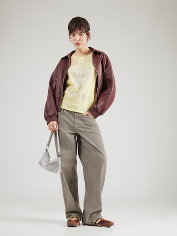 Tricou 'TWEETY' de la PRINCESS GOES HOLLYWOOD pe galben