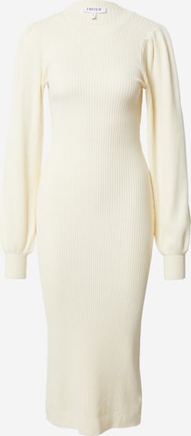 EDITED Knitted dress 'JEANNE' in White: front