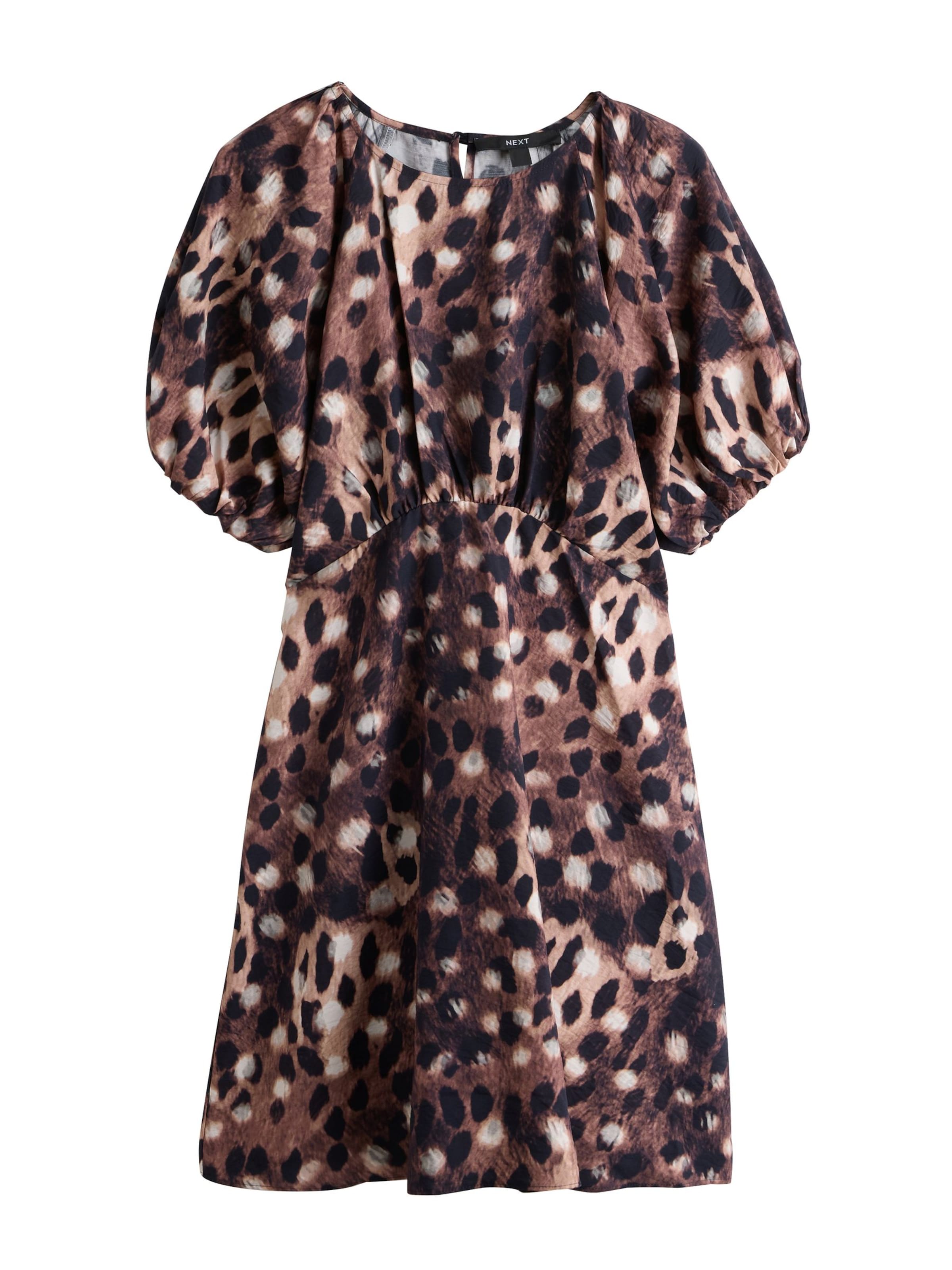 Next - Vestido en marrón: frente