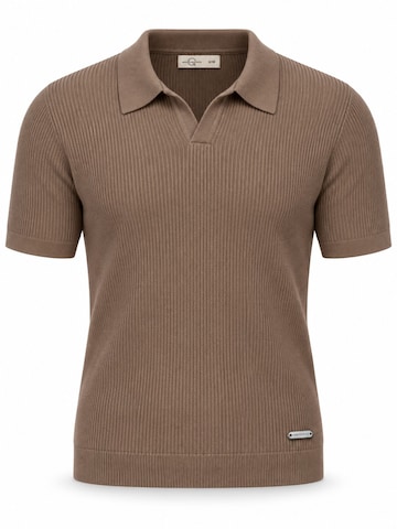 Ombre - Camiseta en marrón: frente