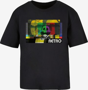 F4NT4STIC Shirt 'Heroes of Childhood Tao Tao Cassette' in Zwart: voorkant