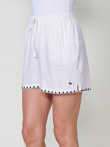 regular Pantaloni di KOROSHI in bianco