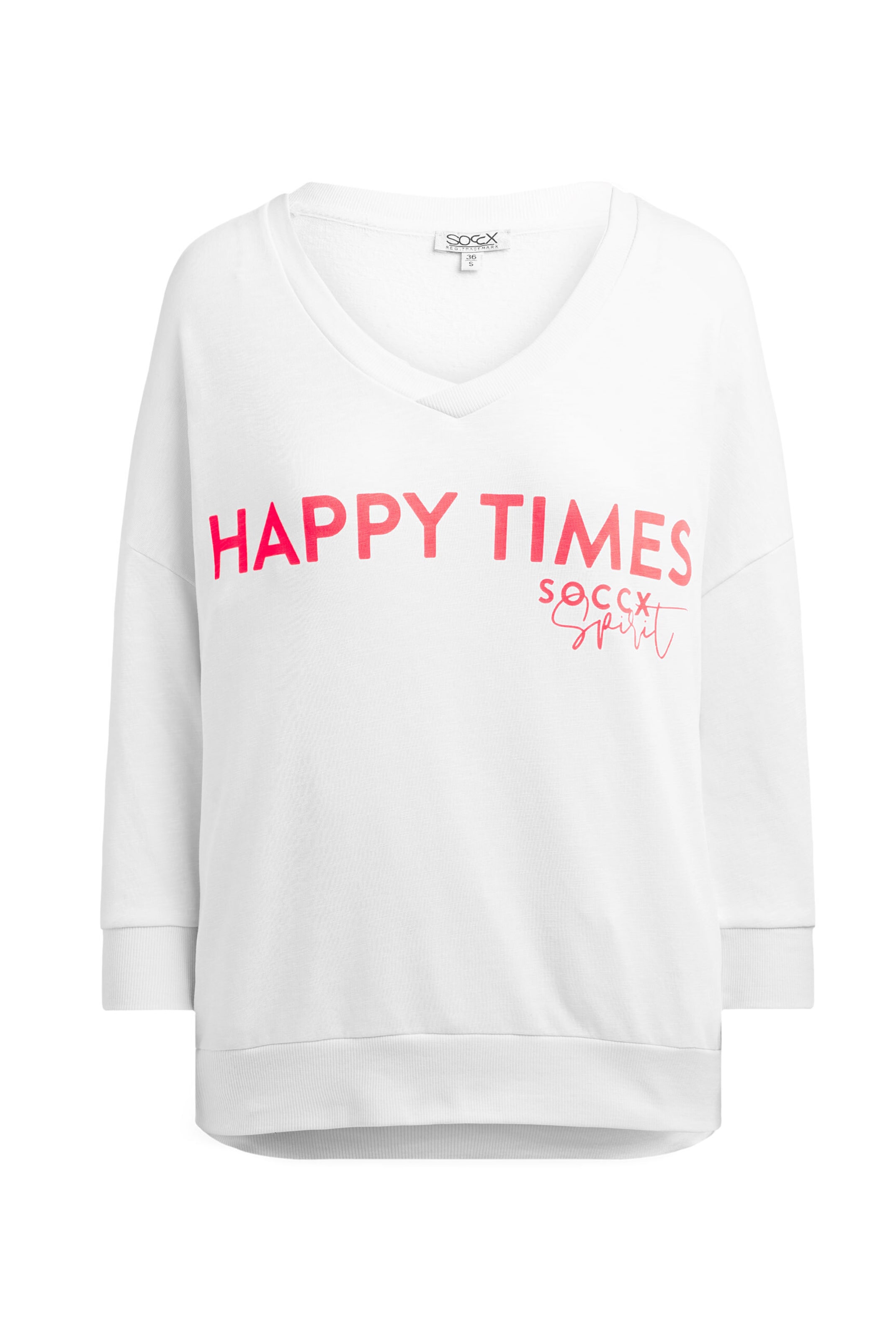Soccx Sweatshirt in White: front