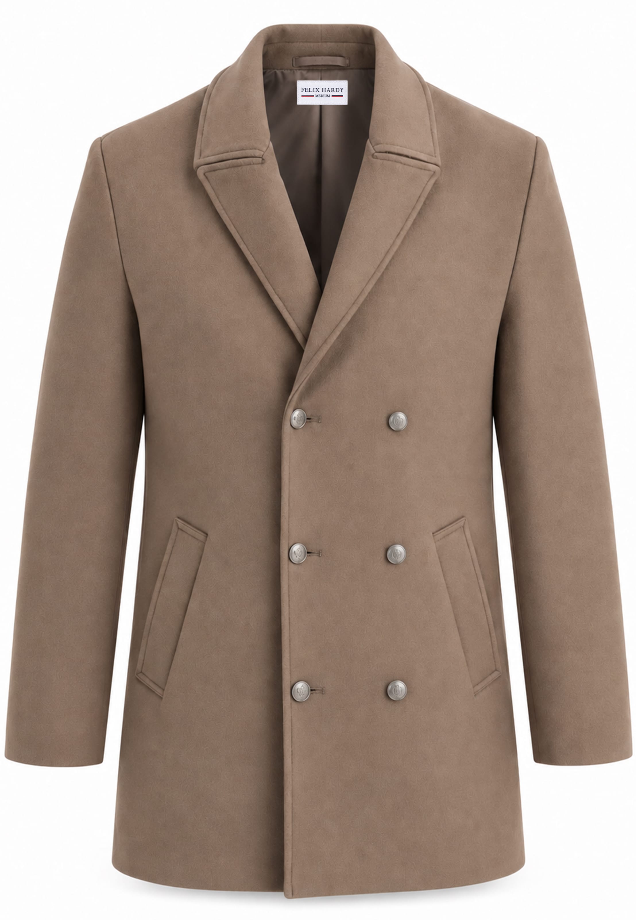 Felix Hardy Winter jacket in Brown: front