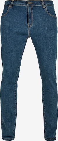 Urban Classics Skinny Jeans in Blue: front