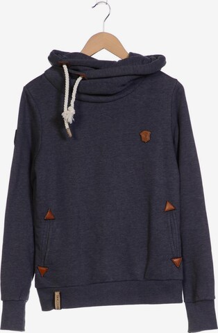 naketano Sweatshirt & Zip-Up Hoodie in L in Blue: front