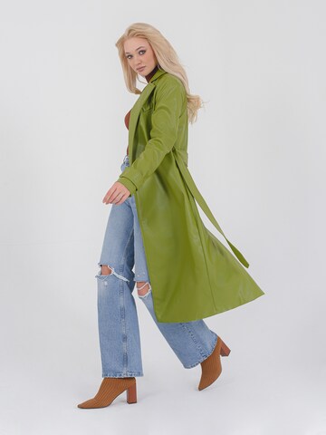 Manteau mi-saison ' Kristina ' FRESHLIONS en vert