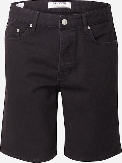 Only & Sons Farkut 'ONSEdge' värissä musta denim, Tuotenäkymä