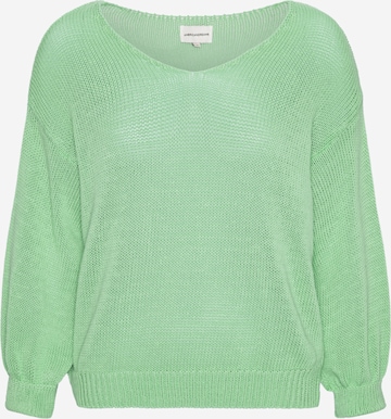 Pull-over oversize 'Milana Cotton' americandreams en vert : devant