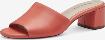 TAMARIS Mules in Orange: front