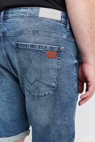 BLEND Regular Jeansshorts  'Grilitsch' in Blau