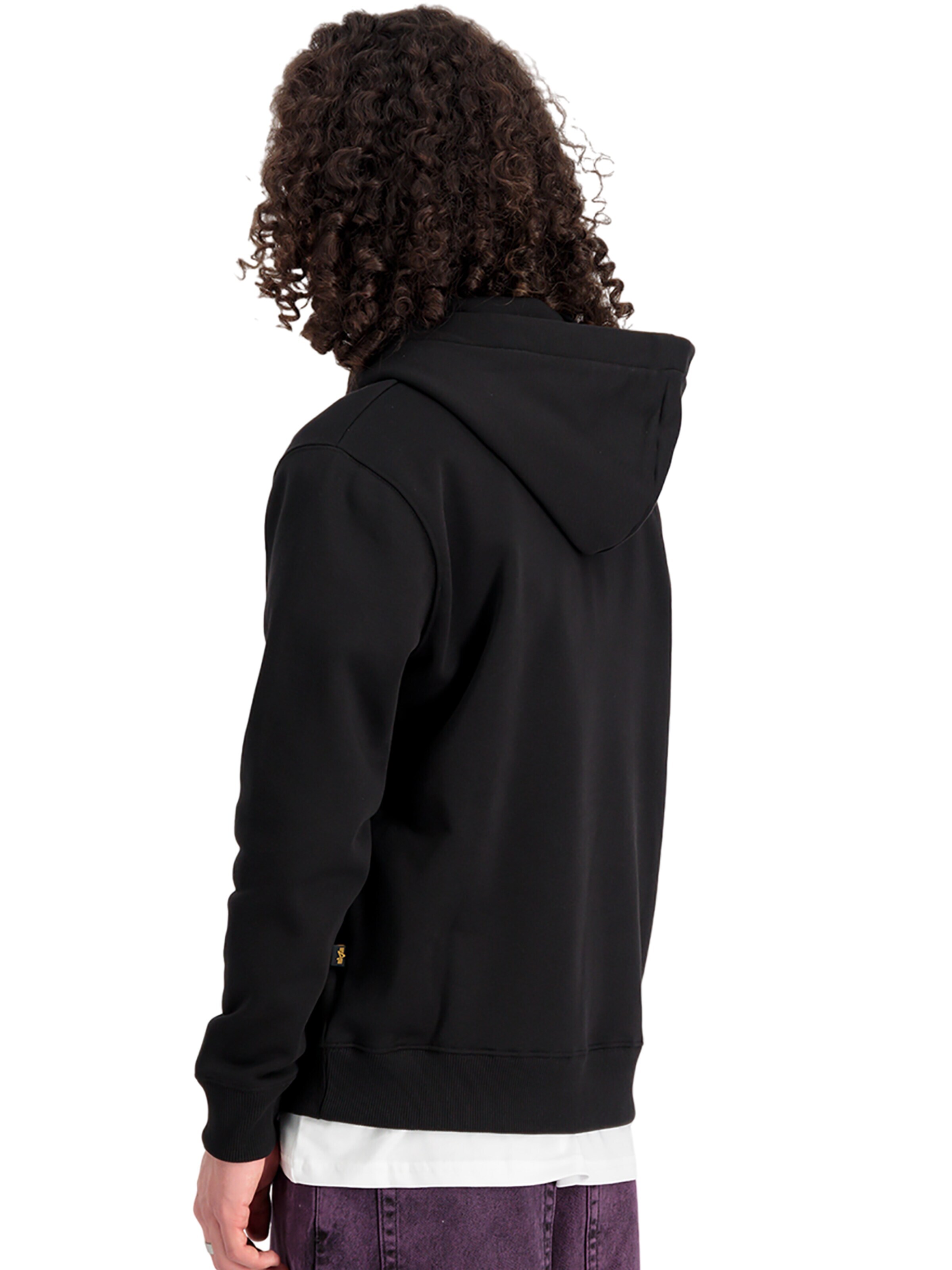 ALPHA INDUSTRIES Sweatshirt 'Carbon'‌‌‌‌ in Schwarz