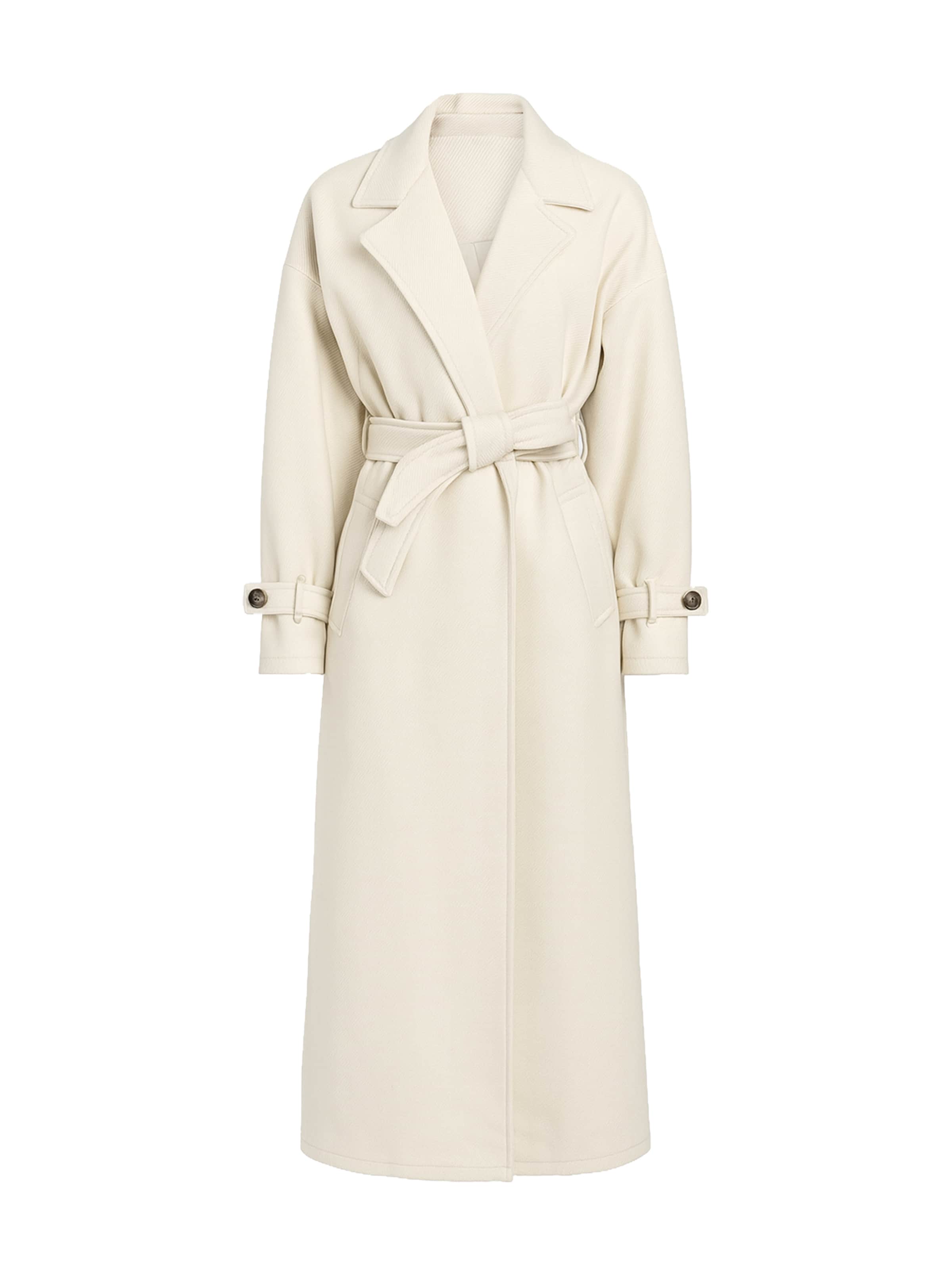 Elara Overgangsfrakke i hvid, Produktvisning