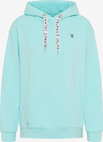 DELMAO Sweatshirt in Blau: Vorderseite