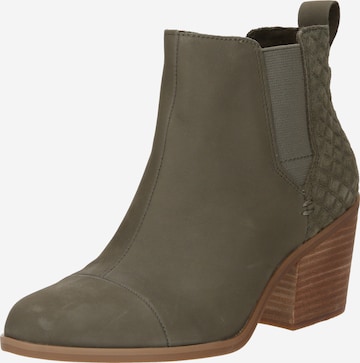 TOMS Chelsea boots 'EVERLY' in Groen: voorkant