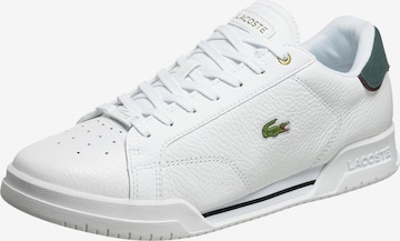 LACOSTE Platform trainers 'Twin Serve' in White: front
