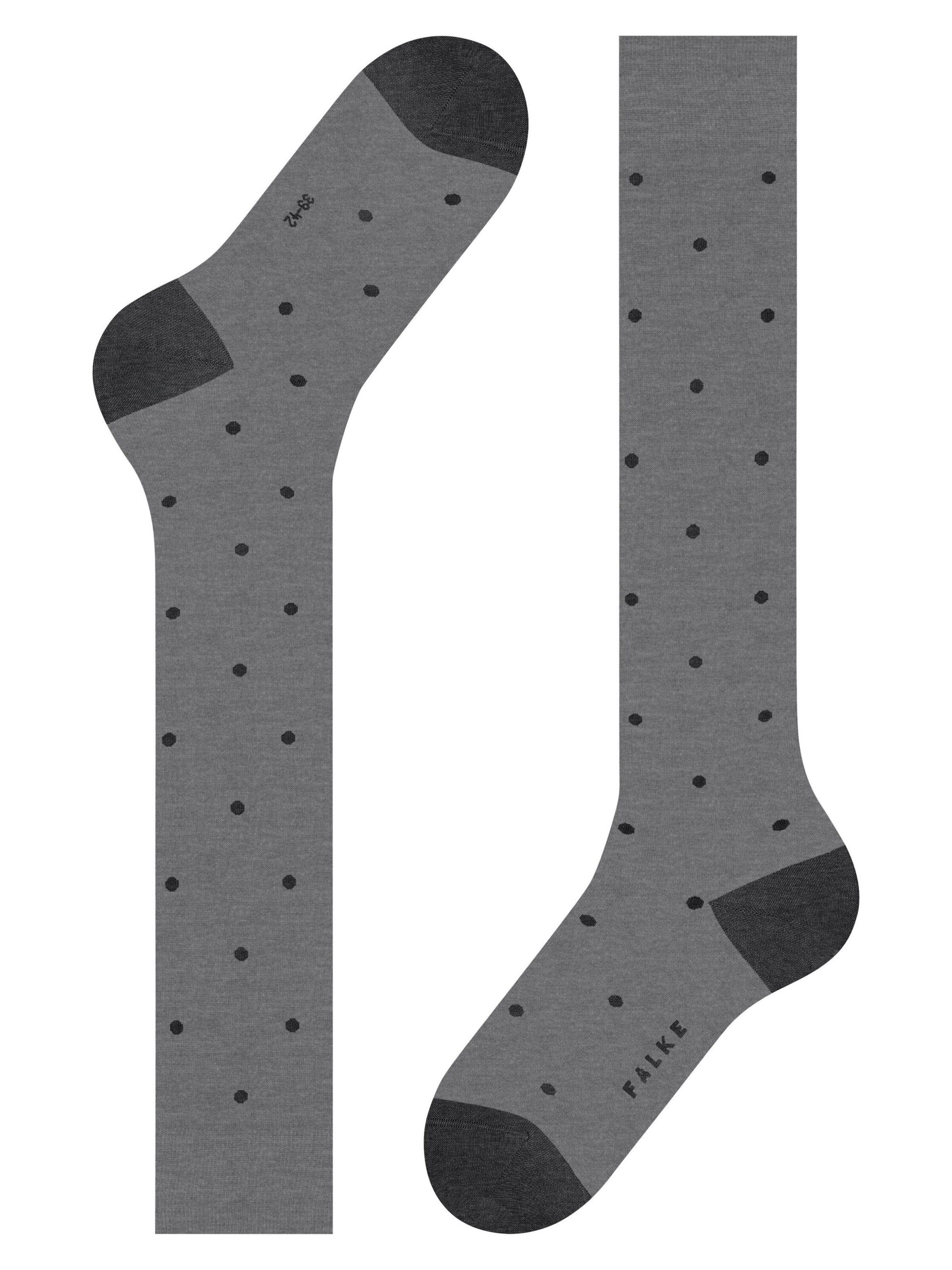 FALKE Kniestrümpfe 'Dot'‌‌‌‌‌‌‌‌‌‌ in Grau