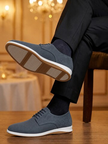ALLTHEMEN Lace-Up Shoes 'Atmung' in Blue