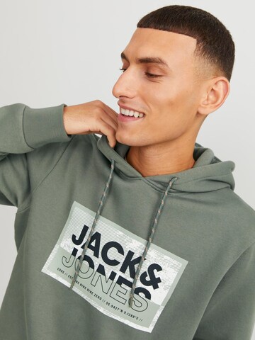 JACK & JONES Sweatshirt 'Logan' in Grün