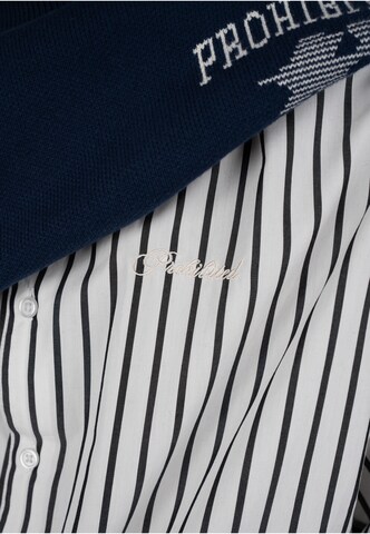 Prohibited - Ajuste confortable Camisa en blanco