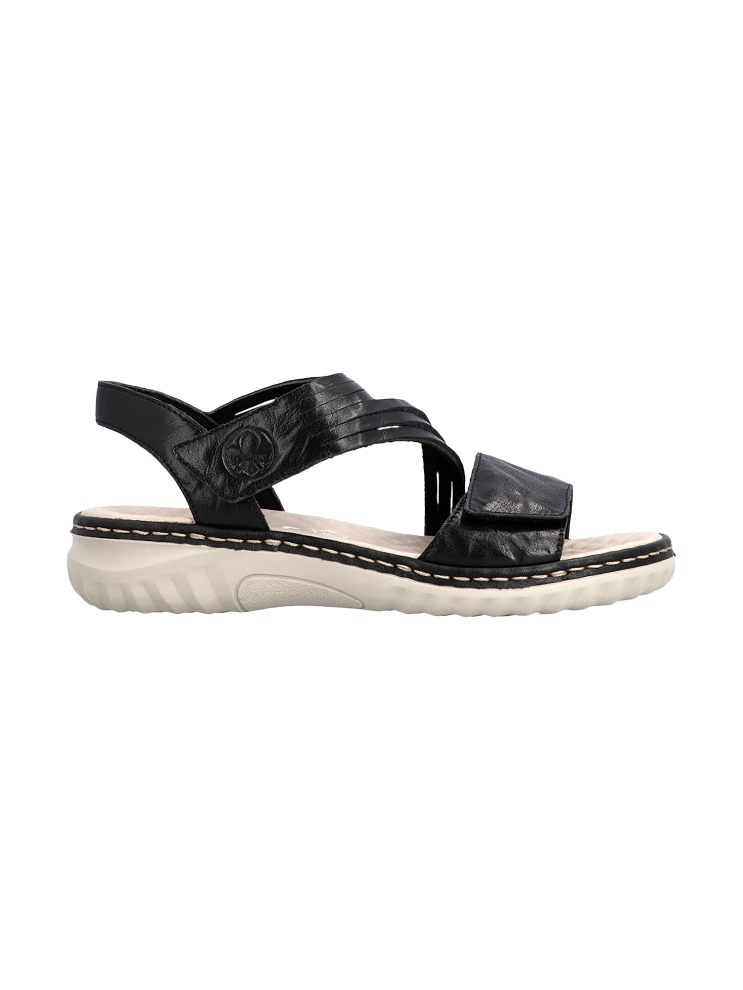 Rieker - Sandalias 'Ledersandalen' en negro