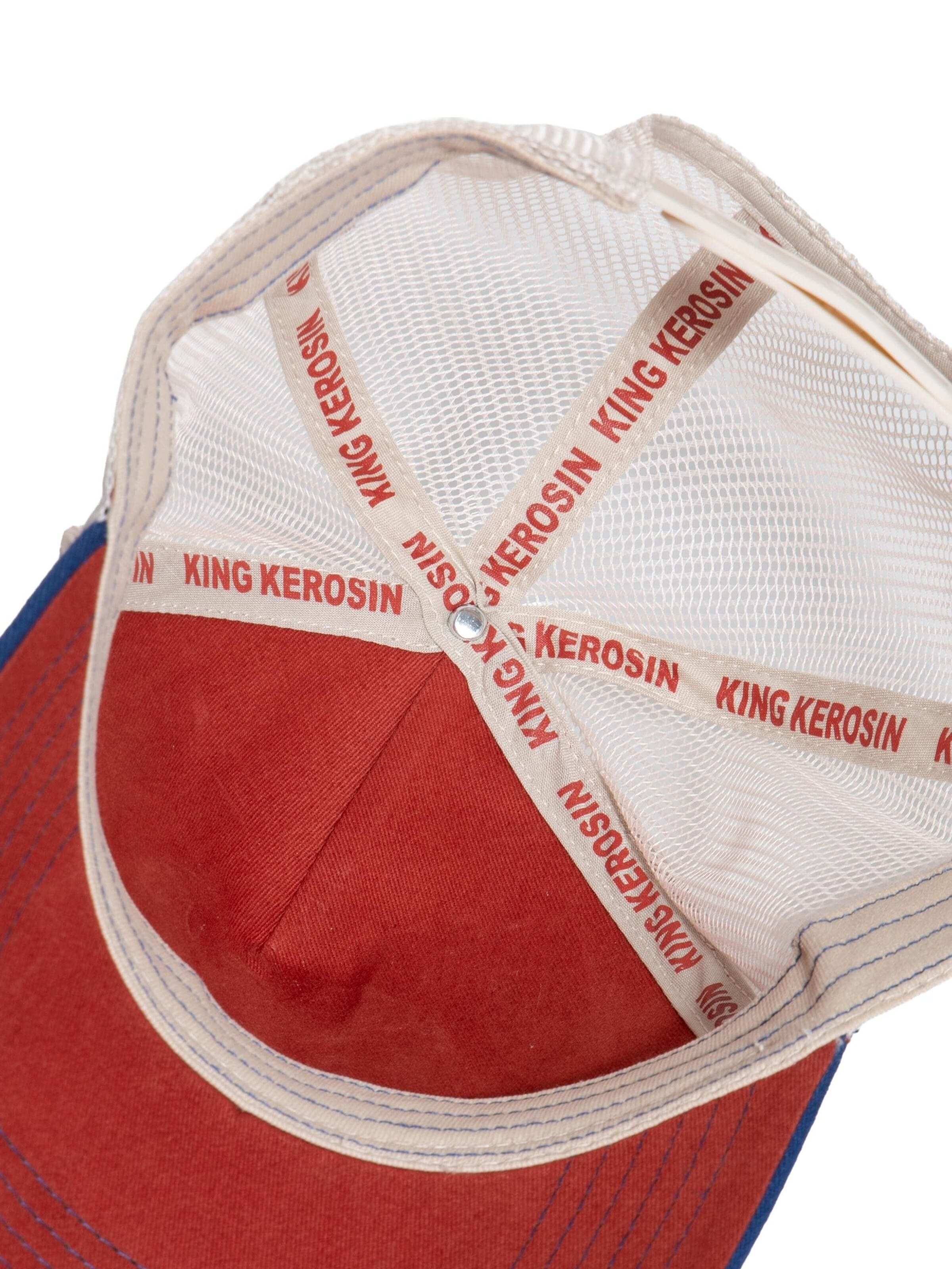 King Kerosin Cap 'Mechanic Dude' in Red