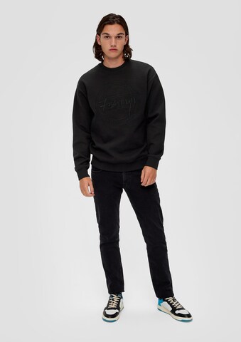 QS - Sweatshirt em preto