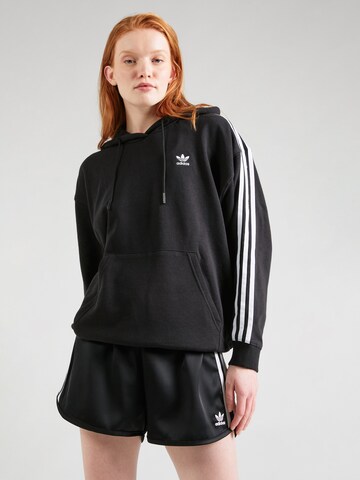 ADIDAS ORIGINALS Sportsweatshirt in Schwarz: predná strana