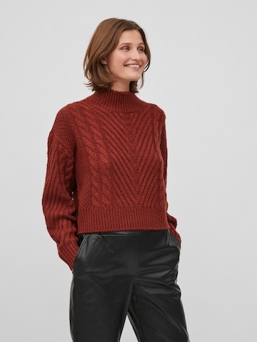 VILA Sweater 'Apoline' in Red: front