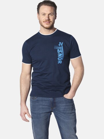 Jan Vanderstorm T-Shirt ' Flemming ' in Blau: Vorderseite