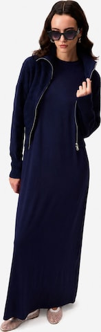 Touché Privé Kleid 'Basic Viscose Dress' in Blau: Vorderseite