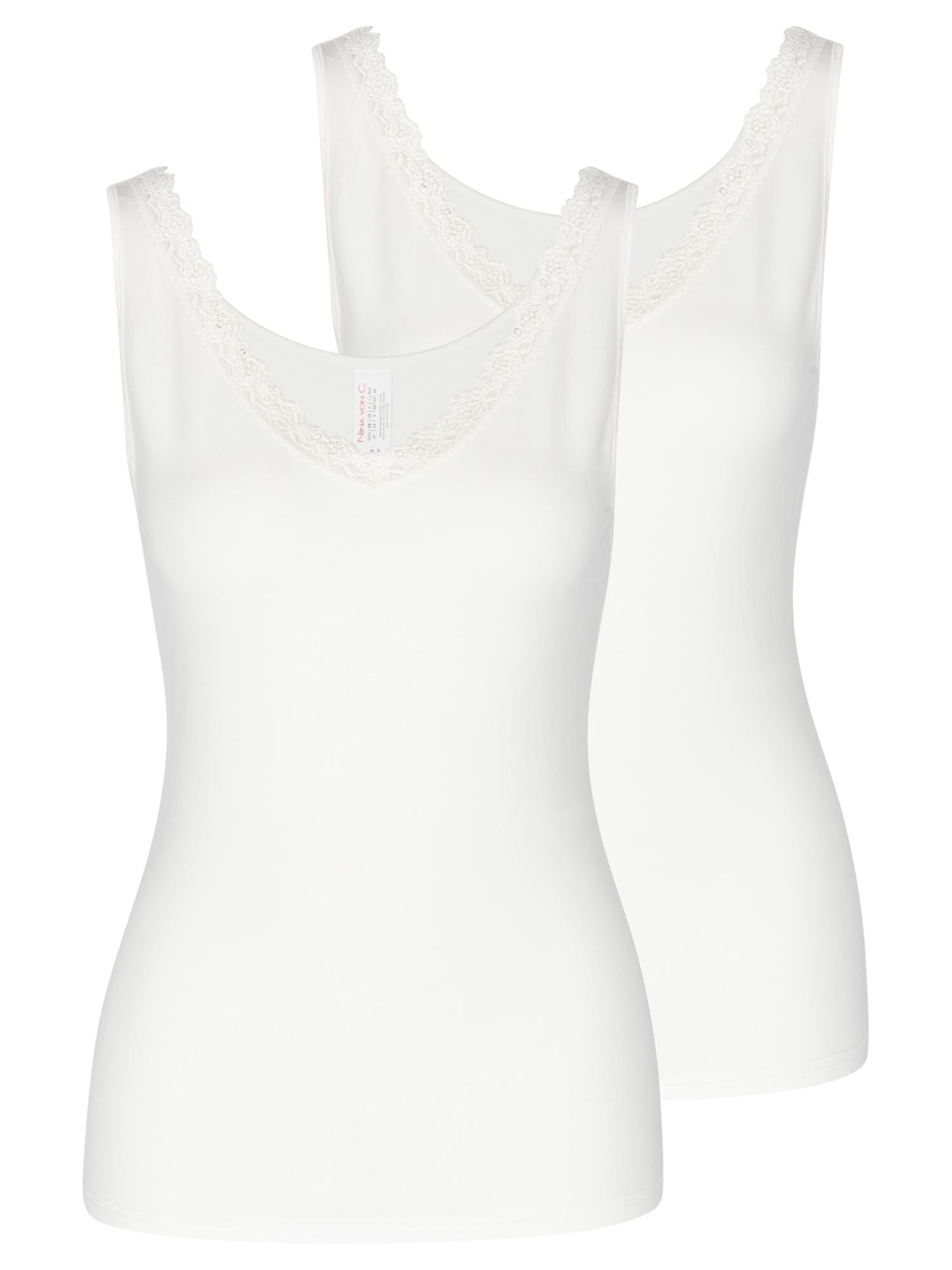 Nina von C. Undershirt 'Cosy' in Beige: front