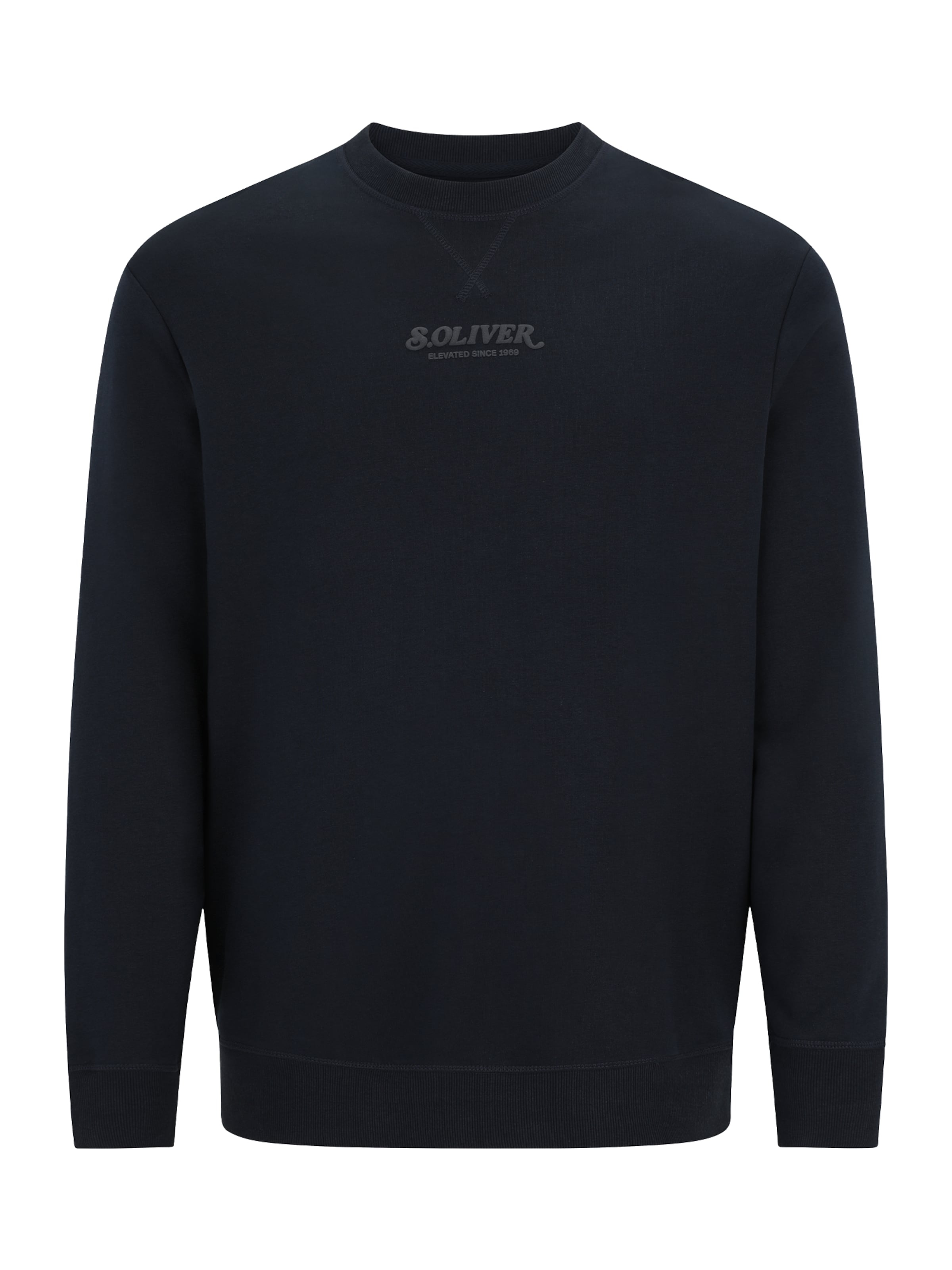 s.Oliver Men Big Sizes Sweatshirt in Blau: Vorderseite