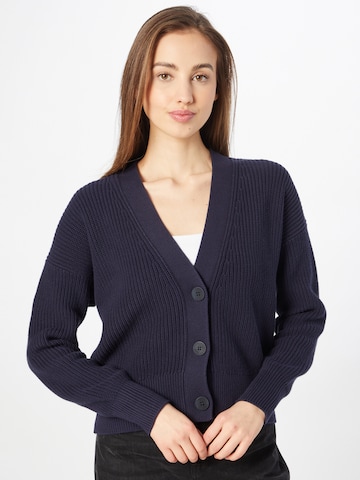 HUGO Red Knit Cardigan 'Sindella' in Blue: front